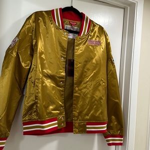 GOLD 49ers jacket! faithful to the bay